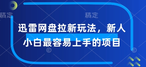 迅雷网盘拉新玩法，新人小白最容易上手的项目-视觉 - 全网资源整合平台 | 网赚教程 项目分享 写真集 软件下载